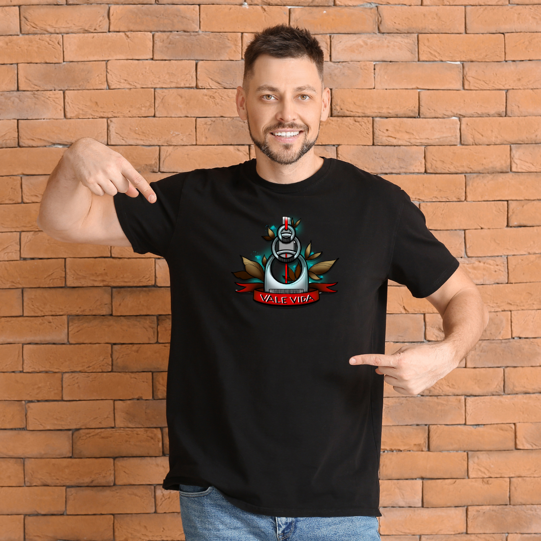 Camiseta "vale vida"- Collab Fly High e Veneno Ink