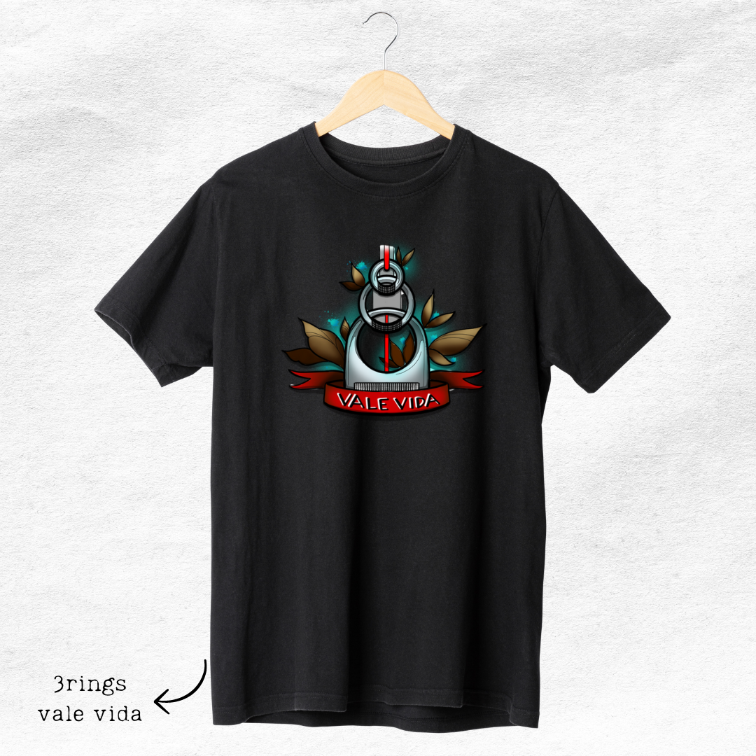 Camiseta "vale vida"- Collab Fly High e Veneno Ink