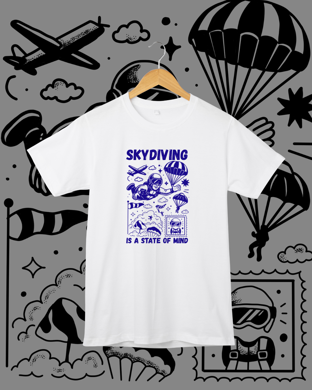 🧠 Camiseta ENJOY – Skydiving State of Mind