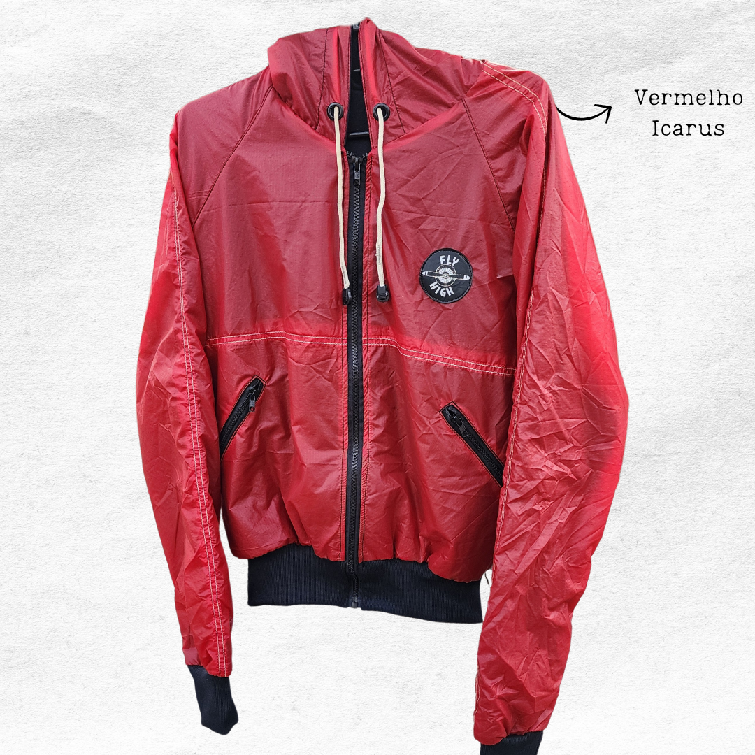 Jaqueta de velame Vermelho