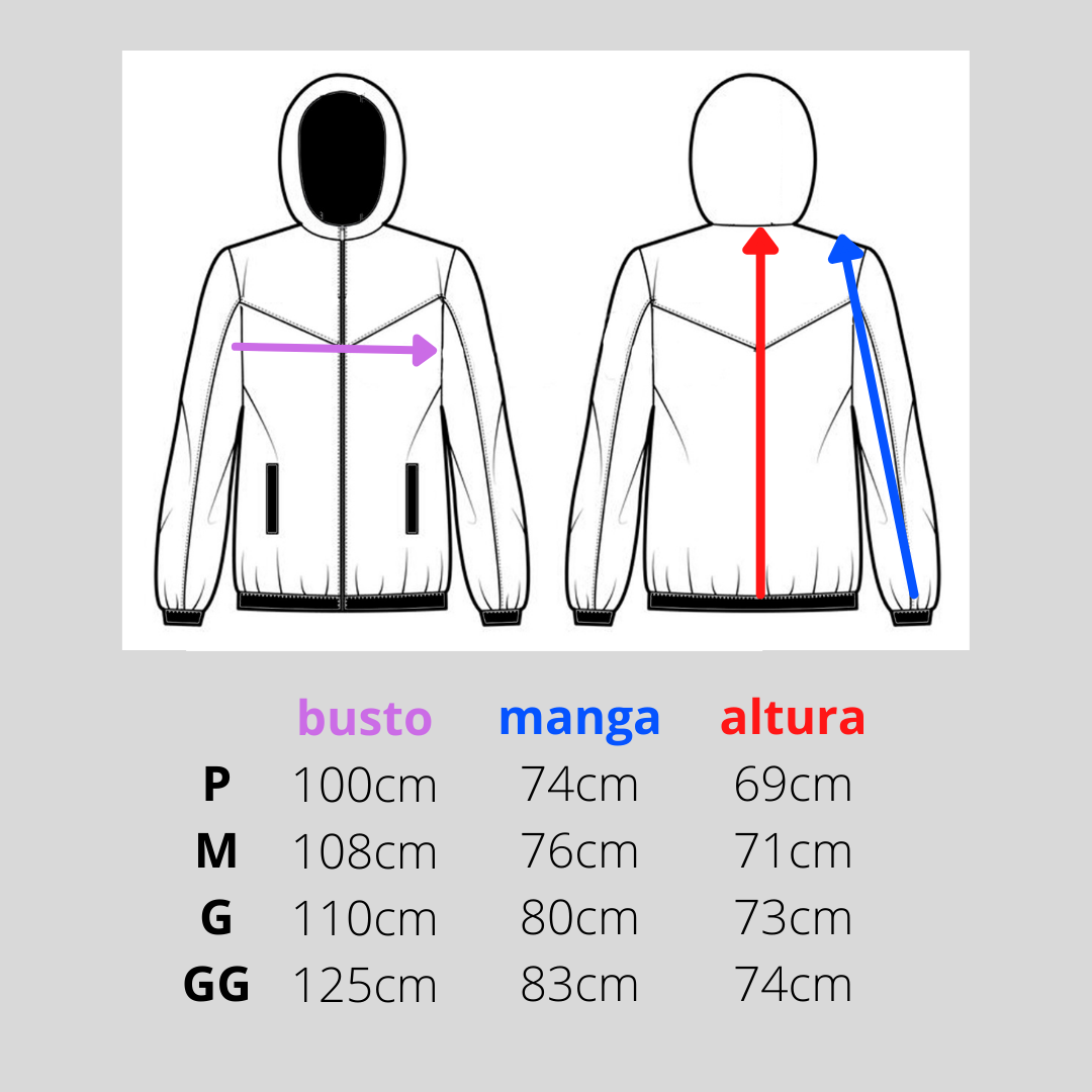 Jaqueta de velame Masculina