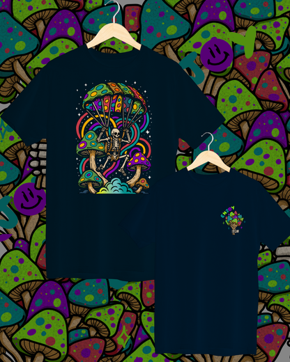 🌈 Camiseta ENJOY – Psychodelic Skull