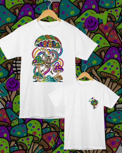 🌈 Camiseta ENJOY – Psychodelic Skull