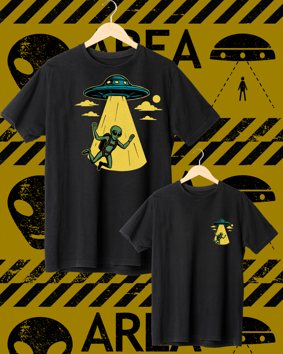 👽 Camiseta ABDUCITION – Alien